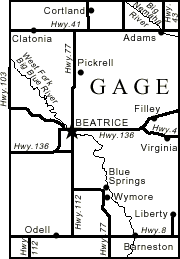 gage county map